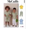 M8461 Toddlers' Top, Romper and Pants