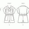 M8461 Toddlers' Top, Romper and Pants - Image 7