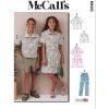M8462 Girls' and Boys' Shirt, Pants, Shorts and Girls' Dress