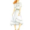 M8463 Misses' Blouse, Vest, Skirt and Petticoat by Laura Ashley - Image 3