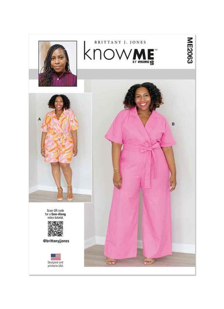 ME2063 Misses' and Women's Romper and Jumpsuit by Brittany J. Jones