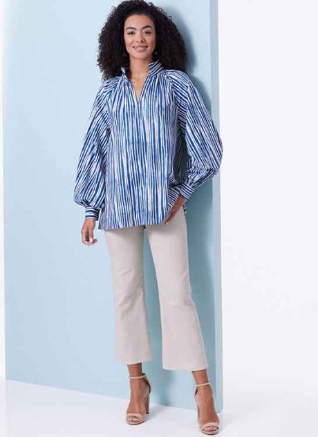 B6982 Misses' Tunics and Jeans