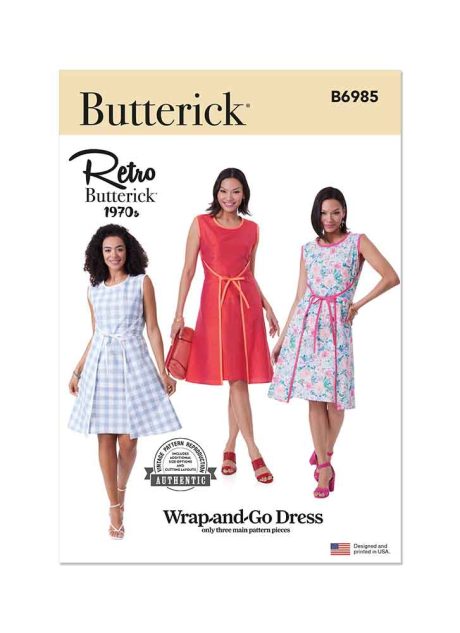 B6985 Misses' Dress