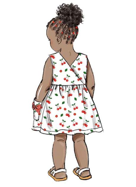 B6987 Toddlers' Dresses and Rompers