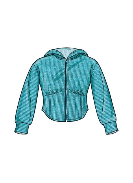 S9895 Misses' and Women's Jacket and Knit Leggings - Image 4