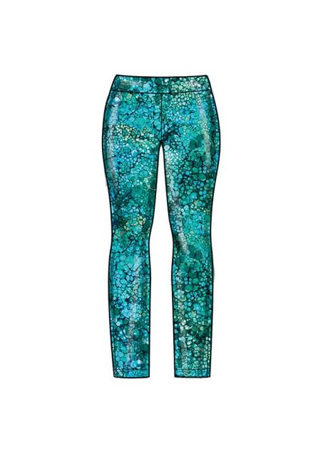 S9895 Misses' and Women's Jacket and Knit Leggings - Image 6