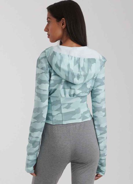S9895 Misses' and Women's Jacket and Knit Leggings - Image 9