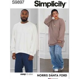 S9897 Unisex Sweatshirt in Two Lengths By Norris Danta Ford