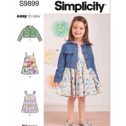 S9899 Toddlers' Jacket and Dresses