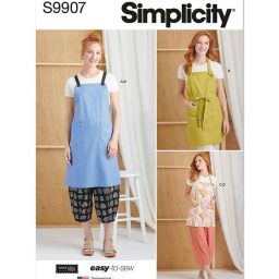 S9907 Misses' Aprons and Pants By Elaine Heigl Designs