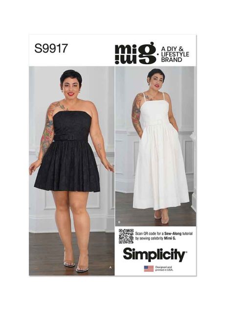 S9917 Misses' Dresses and Belt by Mimi G Style