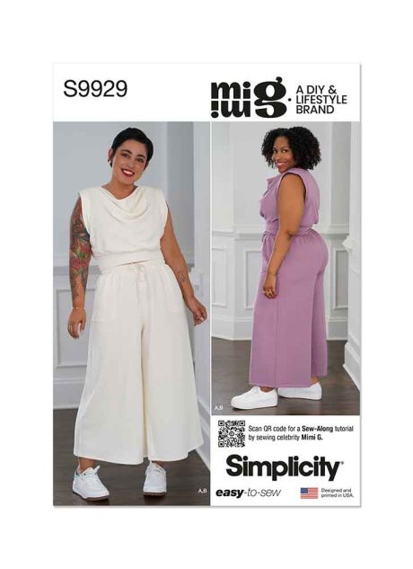 S9929 Misses' and Women's Lounge Set by Mimi G Style