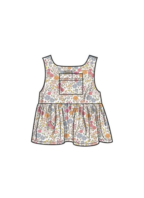 S9932 Toddlers' Dress, Top and Pants