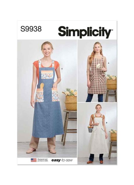 S9938 Misses' Pullover Aprons