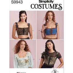 S9943 Misses' Corset Costumes