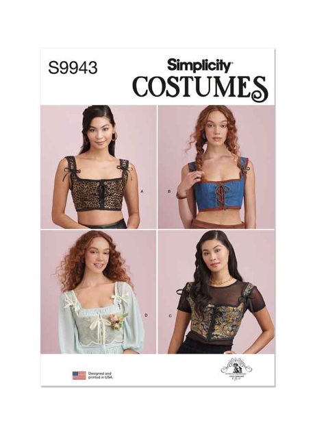 S9943 Misses' Corset Costumes