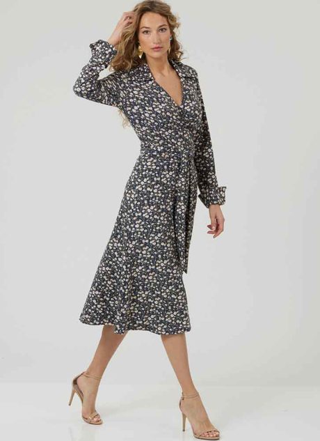 V2000 Misses' DVF Wrap Dress by Diane Von Furstenberg