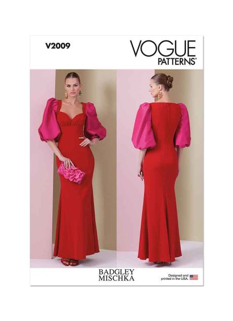 V2009 Misses' Dress by Badgley Mischka