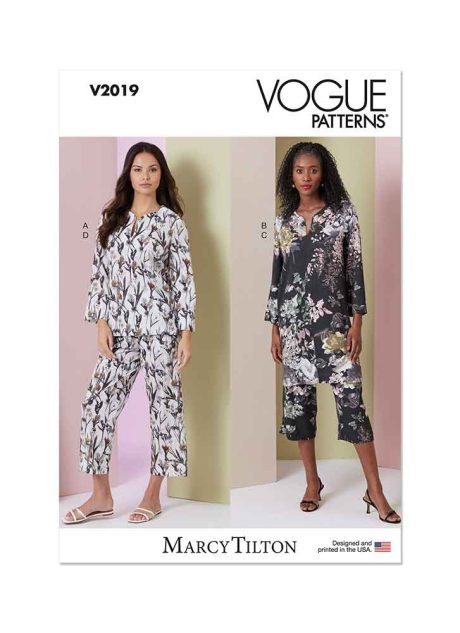 V2019 Misses' Lounge Sets by Marcy Tilton