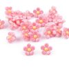 Beady little flower buttons, 11mm