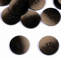 'Ombre' buttons, dark beige (27mm)