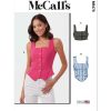 M8478 Misses' Corset Tops