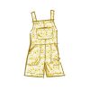 M8489 Children's and Girls' Pinafore and Overalls
