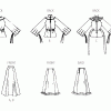 M8490 Misses' Tops, Skirt and Petticoat by Laura Ashley
