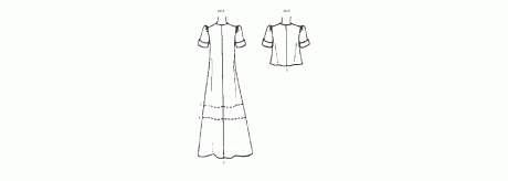 M8492 Misses' Dress or Top