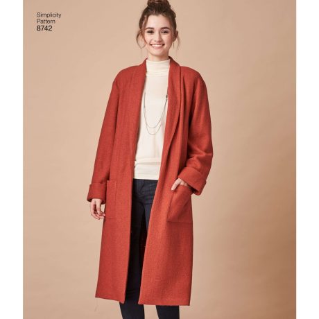 S8742A Pattern 8742 Women's Cardigan - Image 3