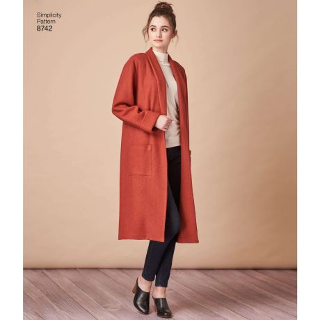 S8742A Pattern 8742 Women's Cardigan - Image 4