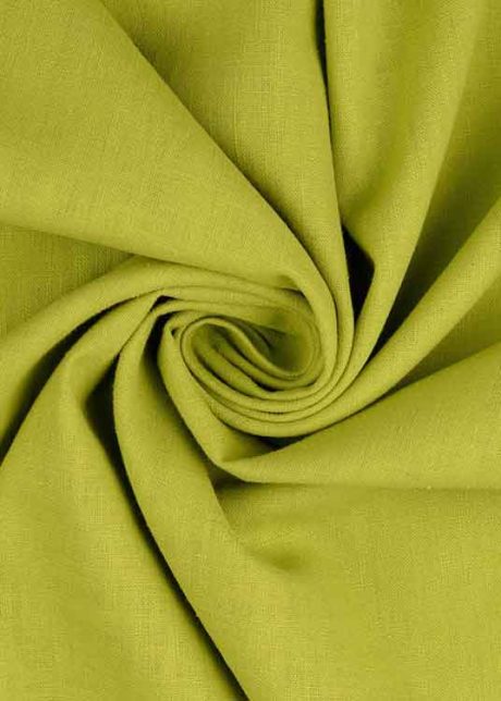 Plain washed linen, pale green