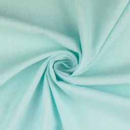 Plain washed linen, mint