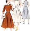 B6992 Misses' Dress with Sleeve Variations