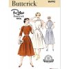 B6992 Misses' Dress with Sleeve Variations