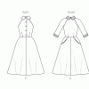B6992 Misses' Dress with Sleeve Variations