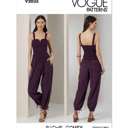 V2035 Misses' Jumpsuit by Rachel Comey