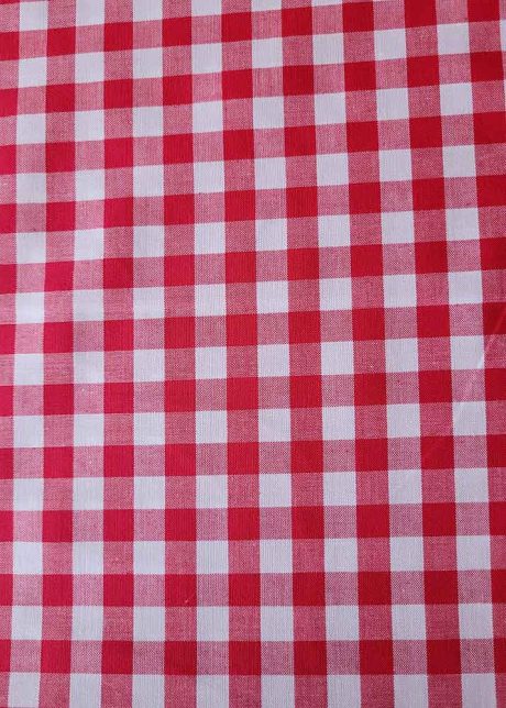 Yarn-dyed 100% cotton gingham, red - Image 2