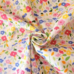 Rose & Hubble cotton poplin print, "Rockery Splash"