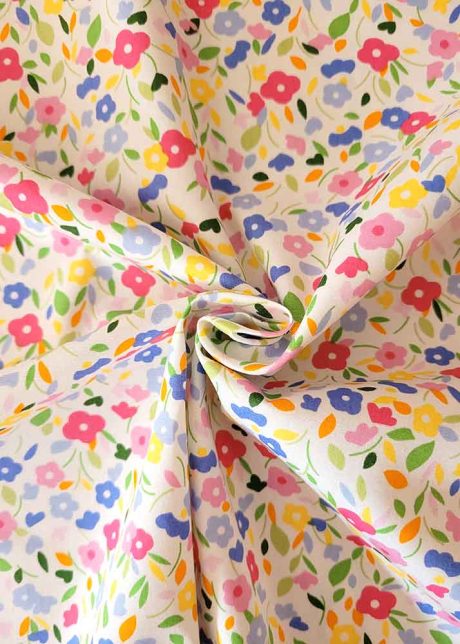 Rose & Hubble cotton poplin print, "Rockery Splash"