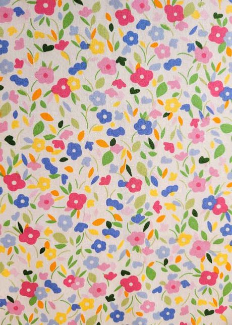 Rose & Hubble cotton poplin print, "Rockery Splash" - Image 2