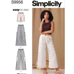 S9956 Misses' Shorts and Pants