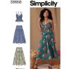 S9958 Misses' Top and Skirt