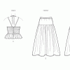 S9958 Misses' Top and Skirt