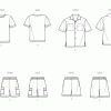 S9960 Men's Knit T-Shirt, Shirt and Shorts
