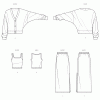 S3010 Misses' Knit Cardigan, Tank Top and Skirt by Mimi G Style - Image 5