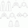 S3018 Misses' Pants, Skirt and Jacket