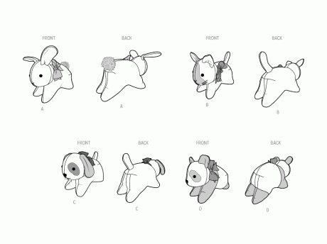 S3023 Plush Pets by Elaine Heigl Designs - Image 9
