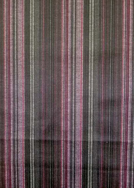Charcoal/plum multi-stripe stretch jersey - Image 2