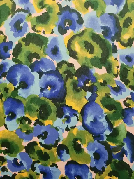 Vibrant stretch print (royal/green/multi)
